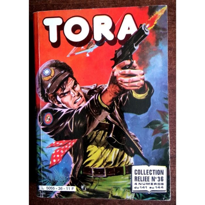 TORA LES TIGRES VOLANTS ALBUM RELIE N°36 (N°141-142-143-144) IMPERIA 1984