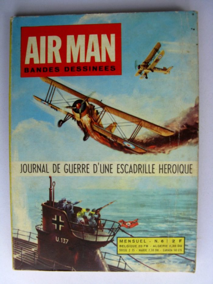 AIR MAN N°6 Le bateau fantôme (récits de guerre) Editions - GEMINI 1969