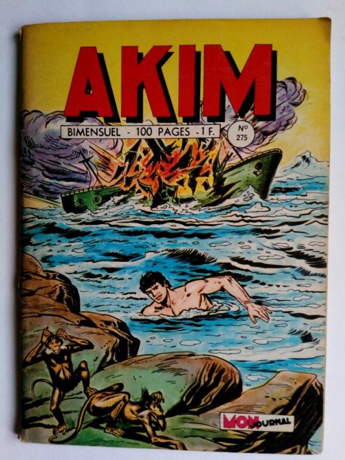 AKIM N°275 Le requin noir (MON JOURNAL 1971)