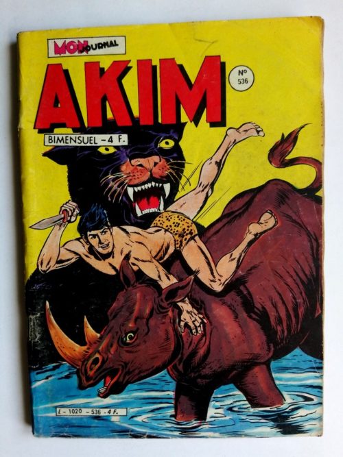 AKIM N°536 Feu sur la montagne – Editions MON JOURNAL 1981
