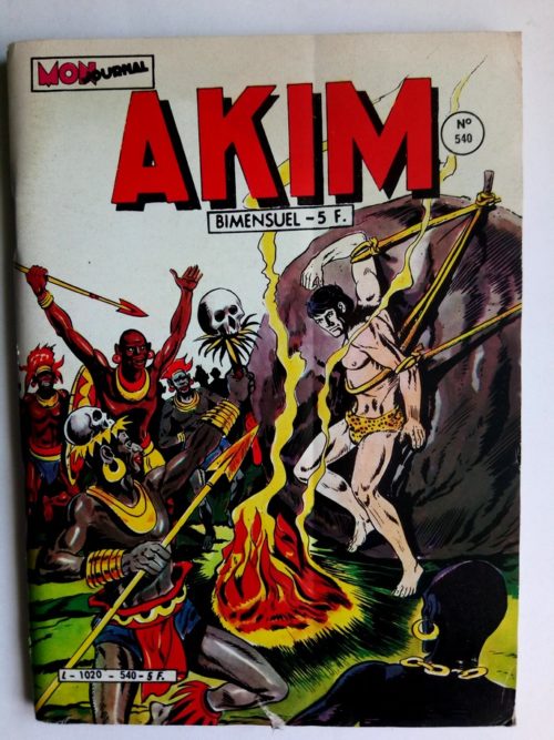 AKIM N°540 – LA GROTTE AU TRESOR (Mon Journal 1982)