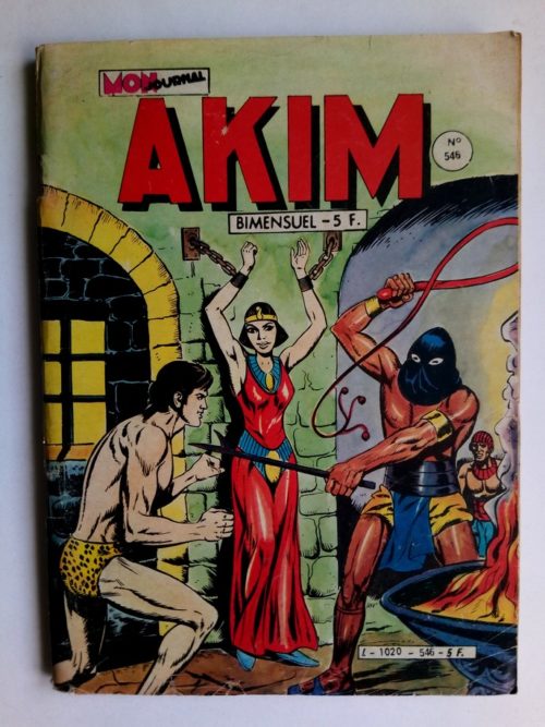 AKIM N°546 L’envoyée des dieux – Editions MON JOURNAL 1982