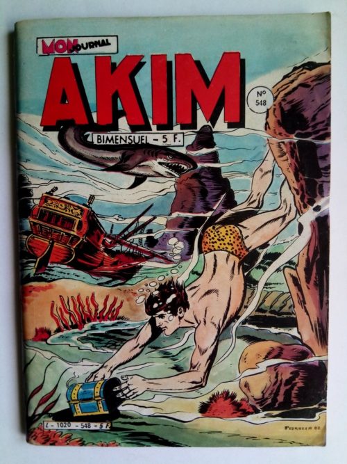 AKIM N°548 Le puits de la mort – Editions MON JOURNAL 1982