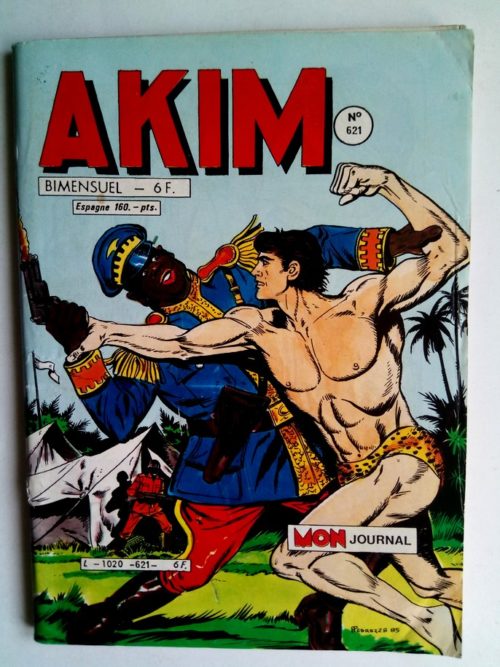 AKIM N°621 Un cow-boy dans la jungle – Editions MON JOURNAL 1985