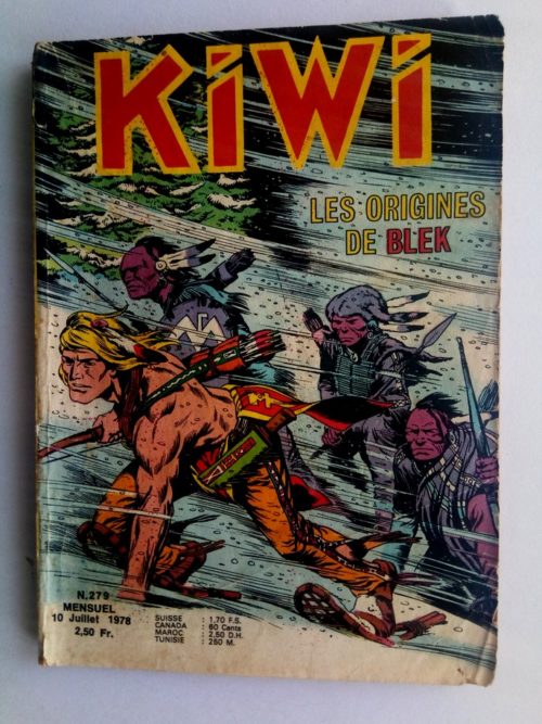 KIWI N°279 Le Petit Trappeur (Les origines de Blek – 2) LUG 1978