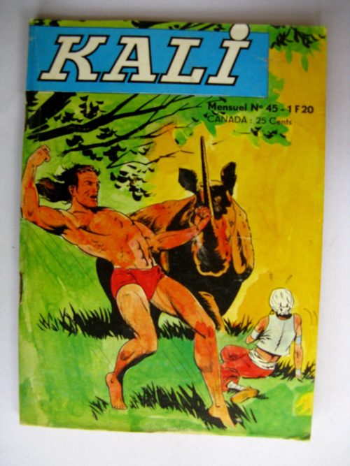 KALI Fils de la jungle N°45 L’enlèvement – Jeunesse et Vacances 1970