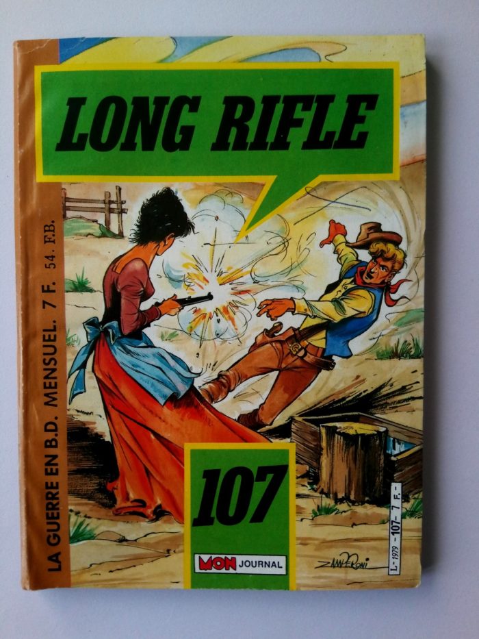 BD LONG RIFLE N°107 MON JOURNAL 1986 :  JUNGLE JEEPERS