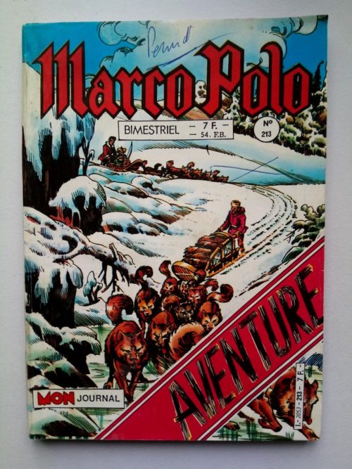 MARCO POLO (Mon Journal) N° 213 La piste blanche (1987)
