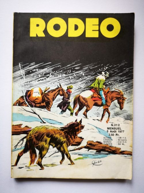 RODEO N°312 TEX WILLER (Le message des Dakotas – 3e partie) LUG 1977