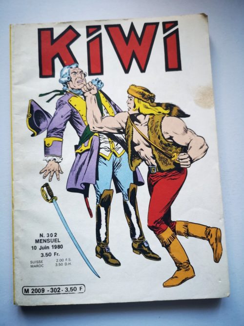 KIWI N°302 Le petit Trappeur – Le comte de Drakulstein – LUG 1980