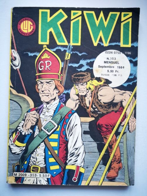 KIWI N°353 Blek le Roc – Les saboteurs – LUG 1984