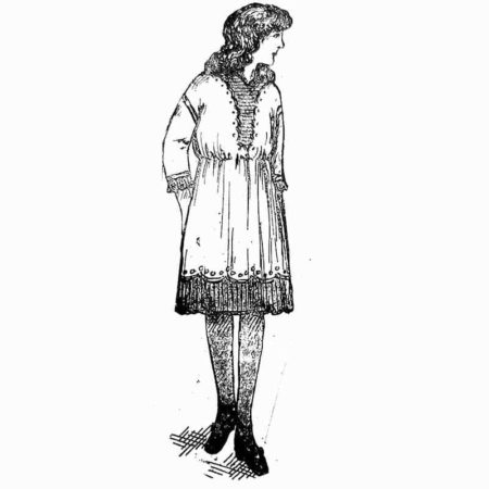 BLEUETTE - Robe d'été 1913 - Patron de poupée