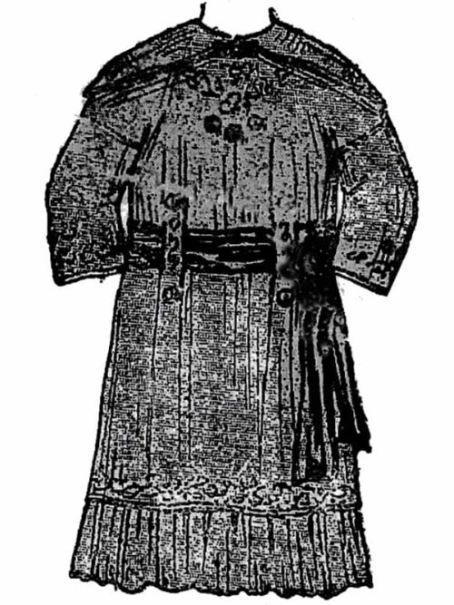 PATRON POUR HABILLER LA POUPEE BLEUETTE – Robe habillée 1913 (308)