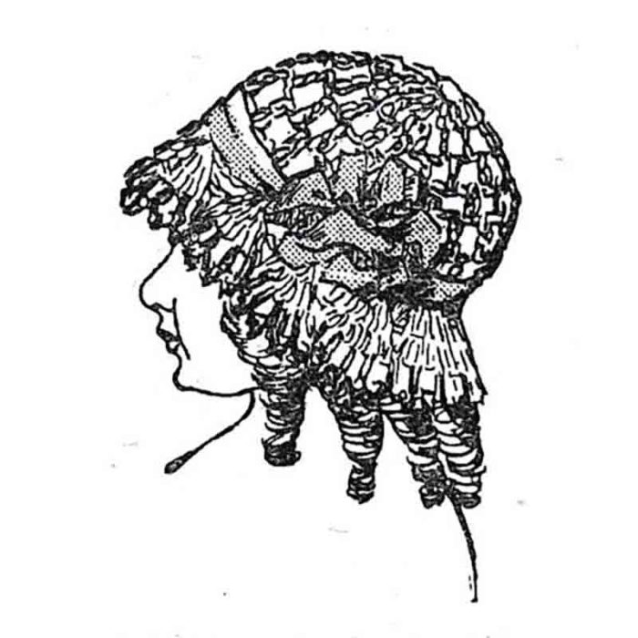 BLEUETTE – Petit chapeau en laine - Patron pour habiller la poupée