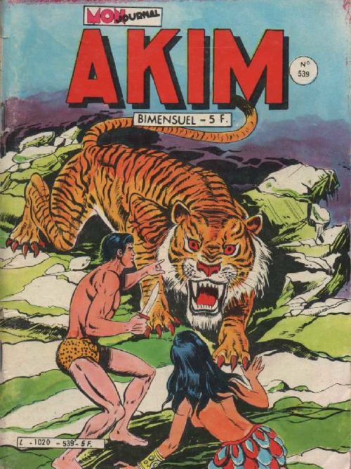 AKIM N°539 Skar, le tigre – MON JOURNAL 1982