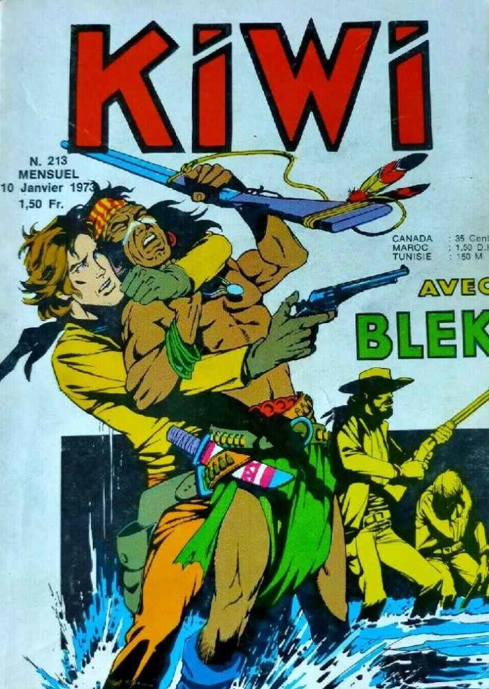 KIWI N°213 - La mort de Blek - LUG 1973
