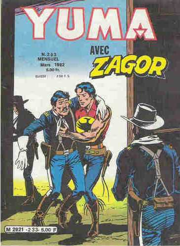YUMA (1e Série) N°233 ZAGOR – L’homme invisible – LUG 1982