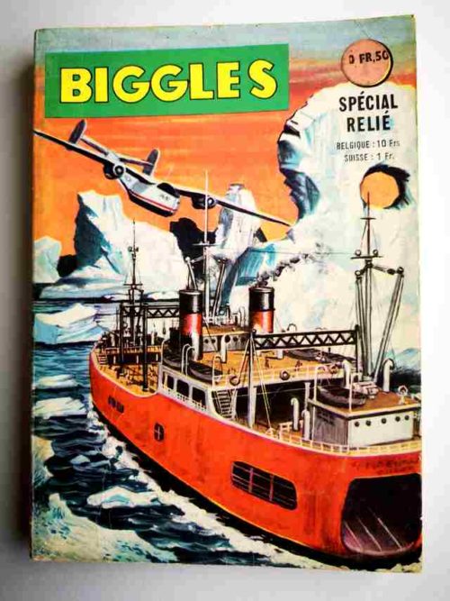 BIGGLES ALBUM 278 (N°7-8) Au Pôle Sud – ARTIMA 1964