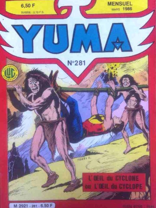 YUMA (1e Série) N°281 ZAGOR – Le gouffre infernal – LUG 1986