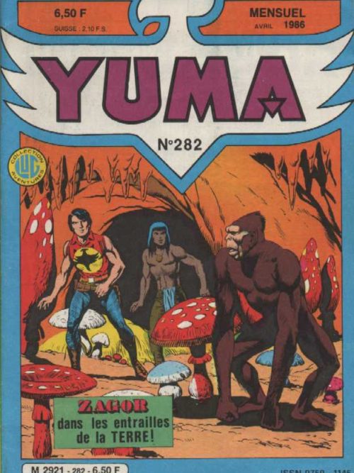 YUMA (1e Série) N°282 ZAGOR – L’enfer des abysses – LUG 1986