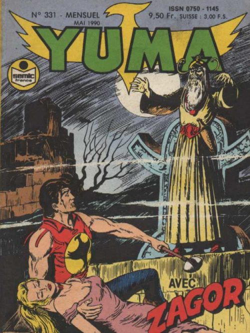 YUMA (1e Série) N°331 ZAGOR – La vallée de la peur (2) LUG 1990