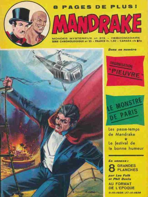 MANDRAKE N°379 Organisation Pieuvre – Remparts 1972