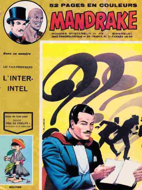 MANDRAKE N°413 L’inter-intel – Remparts 1973