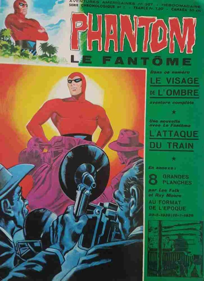 Le Fantôme N°387 Le visage de l'Ombre - Remparts 1972