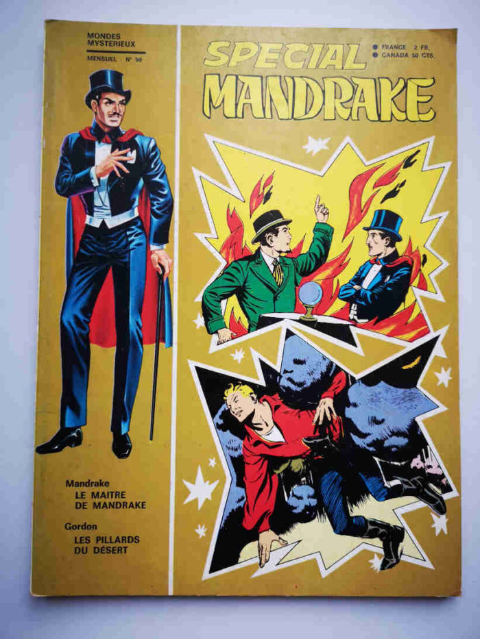 MANDRAKE SPECIAL N°90 Le maître de Mandrake - FLASH GORDON (Les pillards du désert) Editions des REMPARTS 1971