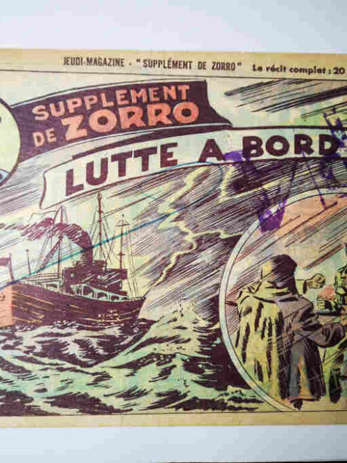 Supplément de Zorro N°68 – Sergent O’Brien – Lutte à bord (Jean Pape)