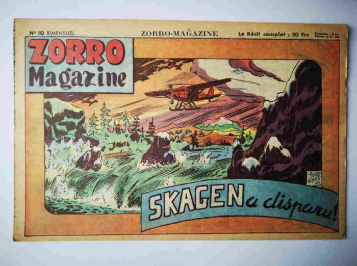 Zorro Magazine N°10 Skagen a disparu (Pierre Le Goff) Chapelle 1950