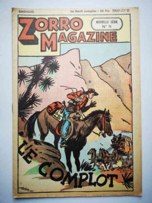 Zorro Magazine Nouvelle série N°11 Ted Jordan (Gérald Forton) SNPI 1952
