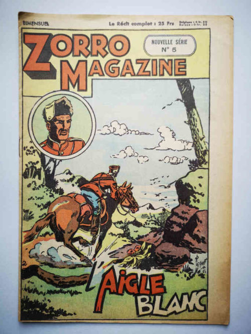 Zorro Magazine Nouvelle série N°5 Bob Monty (Pierre Le Goff) SNPI 1951