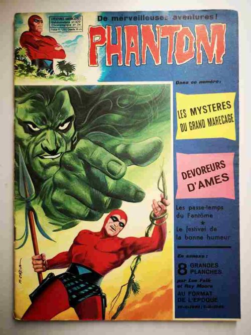 LE FANTOME N° 420 Le mystère du grand marécage – Remparts 1973