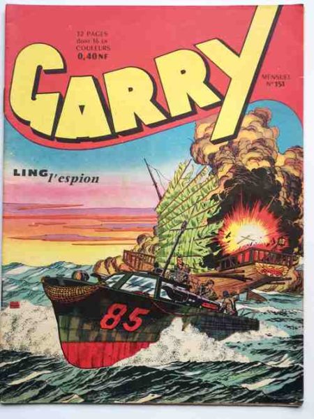 (BD) GARRY N° 151 Ling L'espion - Félix Molinari - Bob Roy - IMPERIA 1959