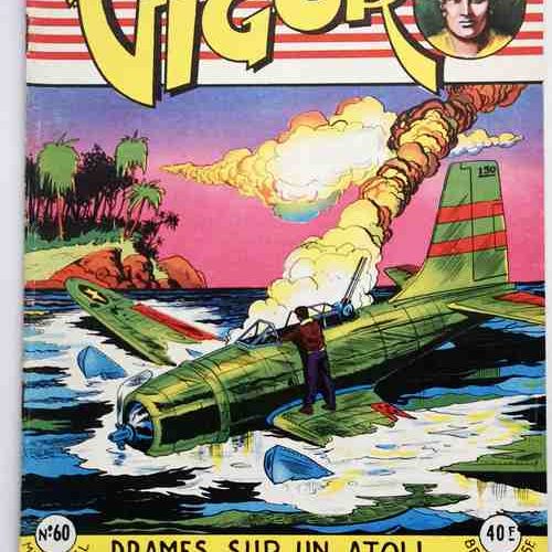 VIGOR N°60 Drame sur un Atoll (Artima 1958)