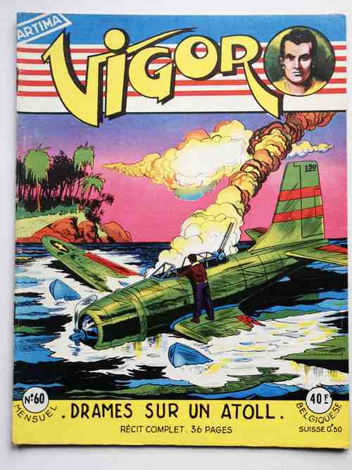 BD VIGOR N° 60 Drame sur un Atoll - Bob Corton - Artima