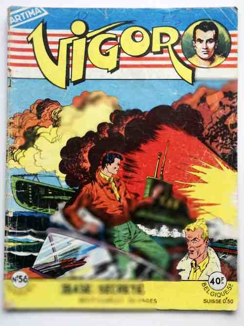 VIGOR N°56 Base secrète (Artima 1958)