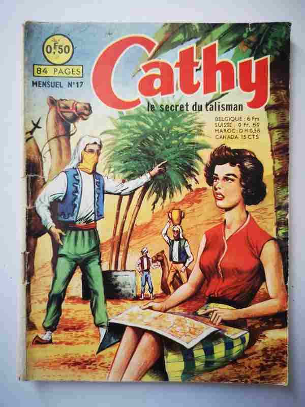 BD CATHY N°17 Le secret du talisman - ARTIMA 1964