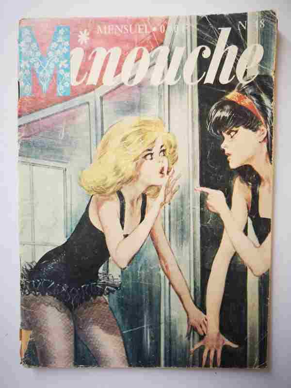 BD MINOUCHE n°48 Le miroir secret (IMPERIA 1966)