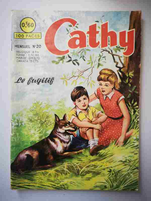 BD CATHY N°20 Le fugitif - ARTIMA 1964