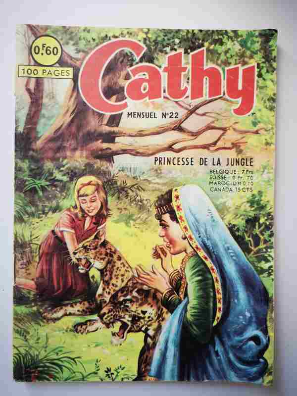 BD CATHY N°22 Princesse de la jungle - ARTIMA 1964