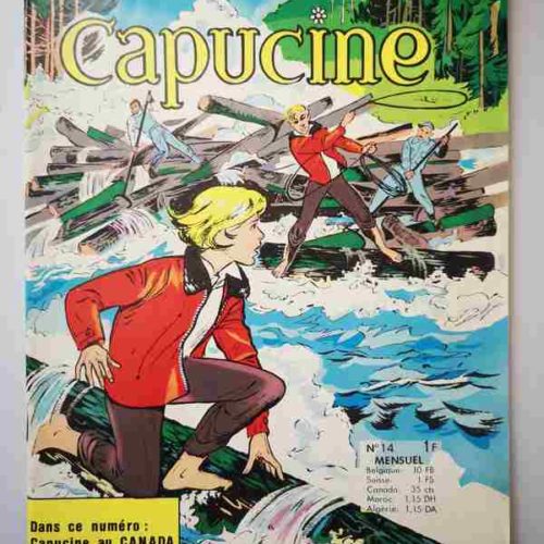 CAPUCINE (Danseuse étoile) N°14 Aventures au Canada – SFPI 1966