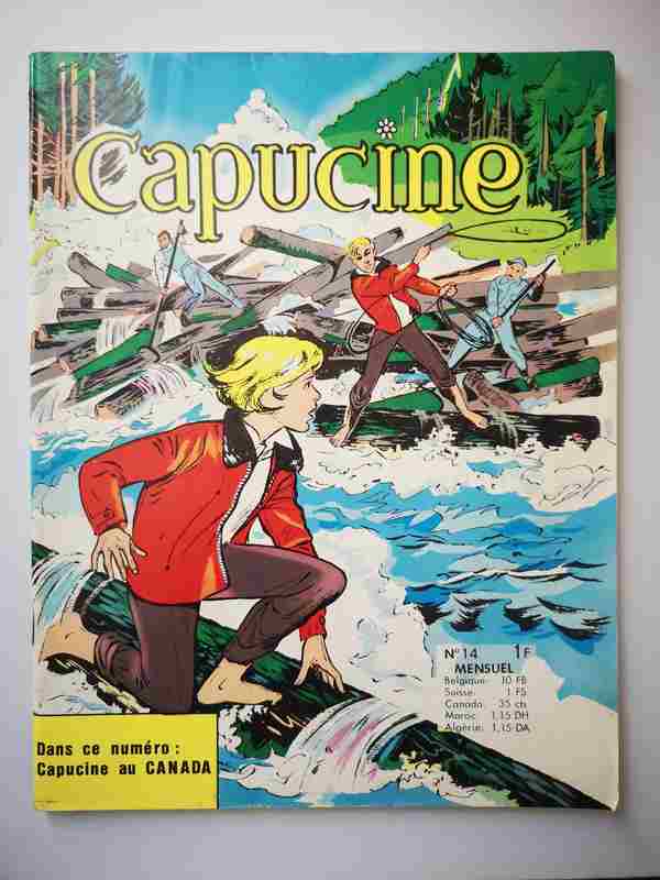 BD CAPUCINE (Danseuse étoile) N°14 Aventures au Canada - SFPI 1966