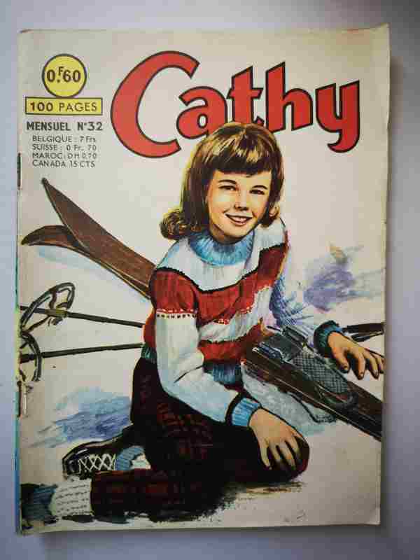 BD CATHY N°32 - Le skieur mystérieux - ARTIMA 1965