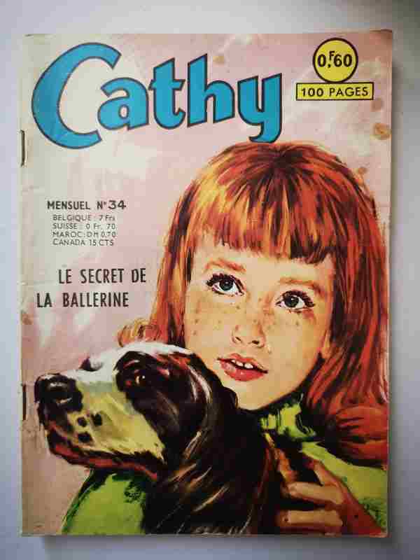 BD CATHY N°34 - Le secret de la ballerine - ARTIMA 1965