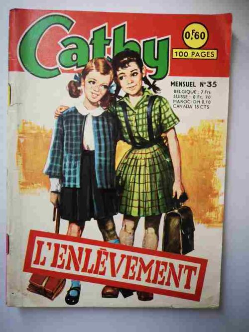 CATHY N°35 – L’enlèvement – ARTIMA 1965