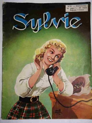 SYLVIE (1e série) N°2 Dany se destine à l’art dramatique – Artima 1954