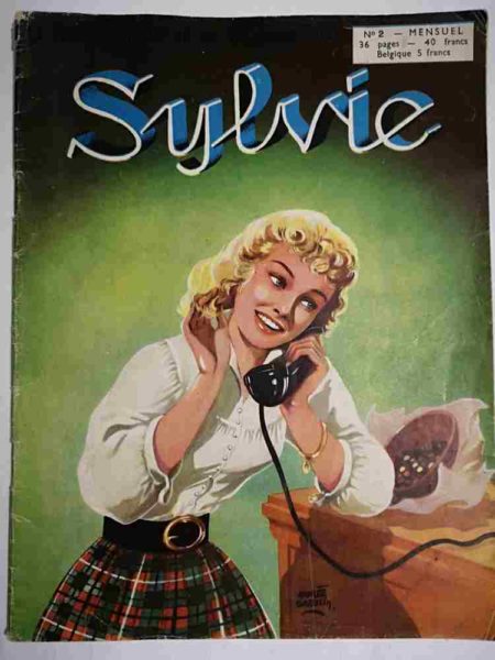 SYLVIE (1e série) N°2 Dany se destine à l'art dramatique - Artima 1954