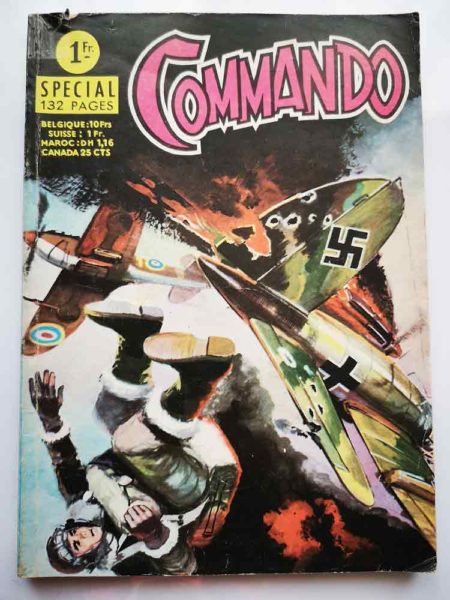 BD COMMANDO numéro spécial - L'escadrille fantôme - AREDIT 1966
